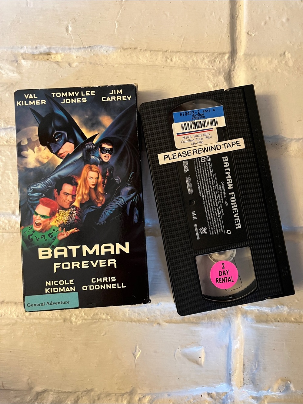 VHS Val Kilmer in “Batman Forever” 122 minutes